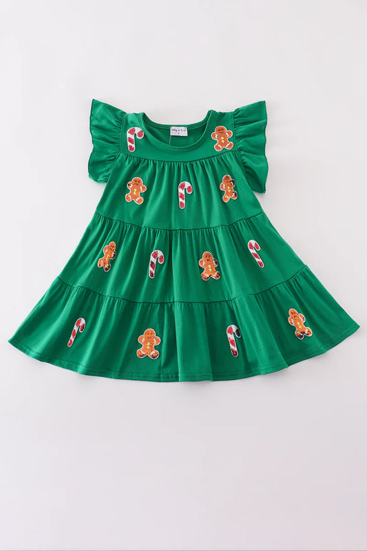 Green- Tree/Santa Sequin Dress