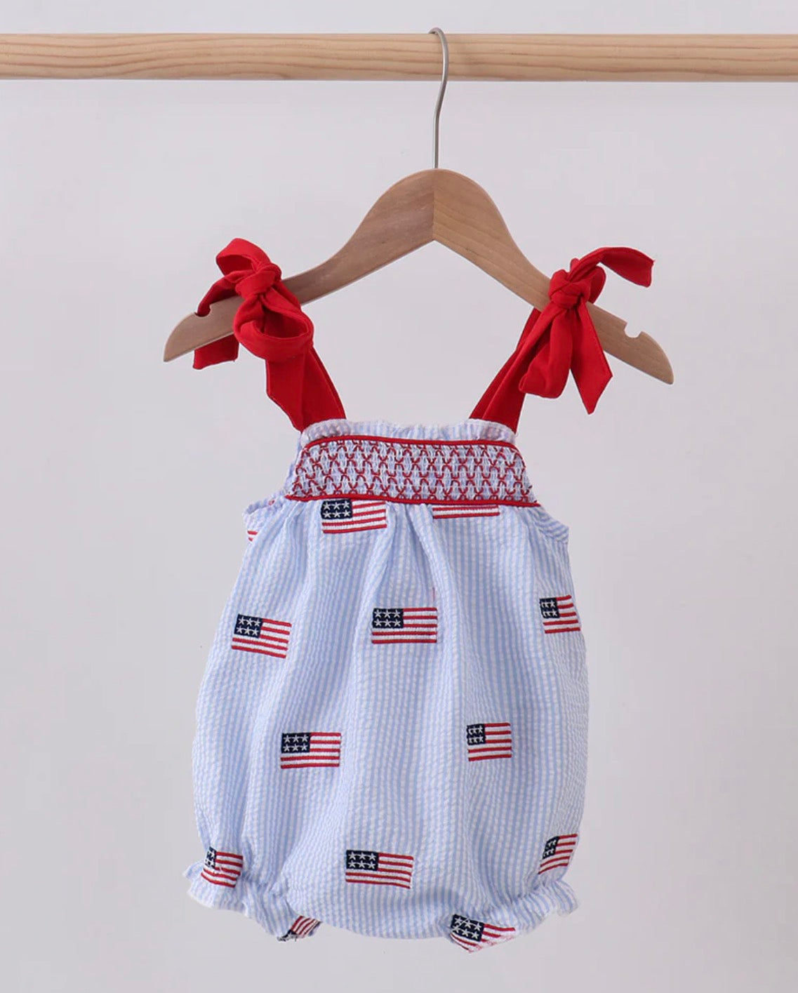 American Flag Girl Bubble