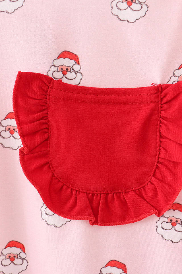 Santa Jammies- Pink