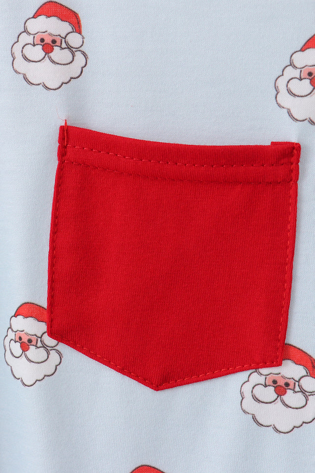 Santa Jammies-Blue