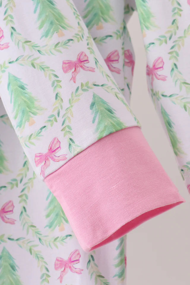 Bamboo Christmas Tree 2-Piece (Pink)
