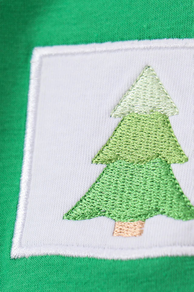 Green Christmas Tree Bubble