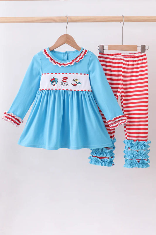Dr. Seuss Ruffle Pant Set