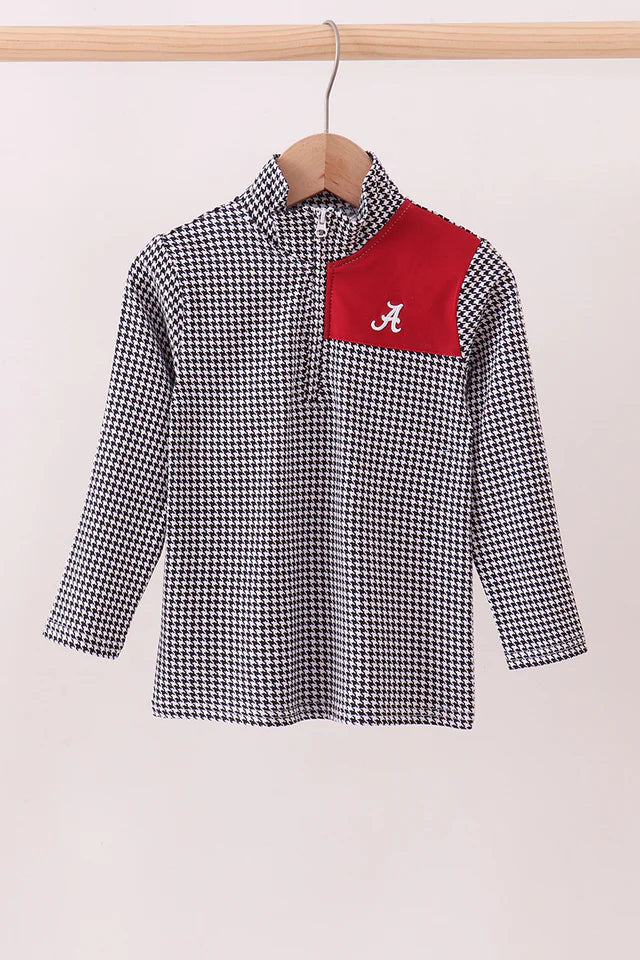 Houndstooth Pullover