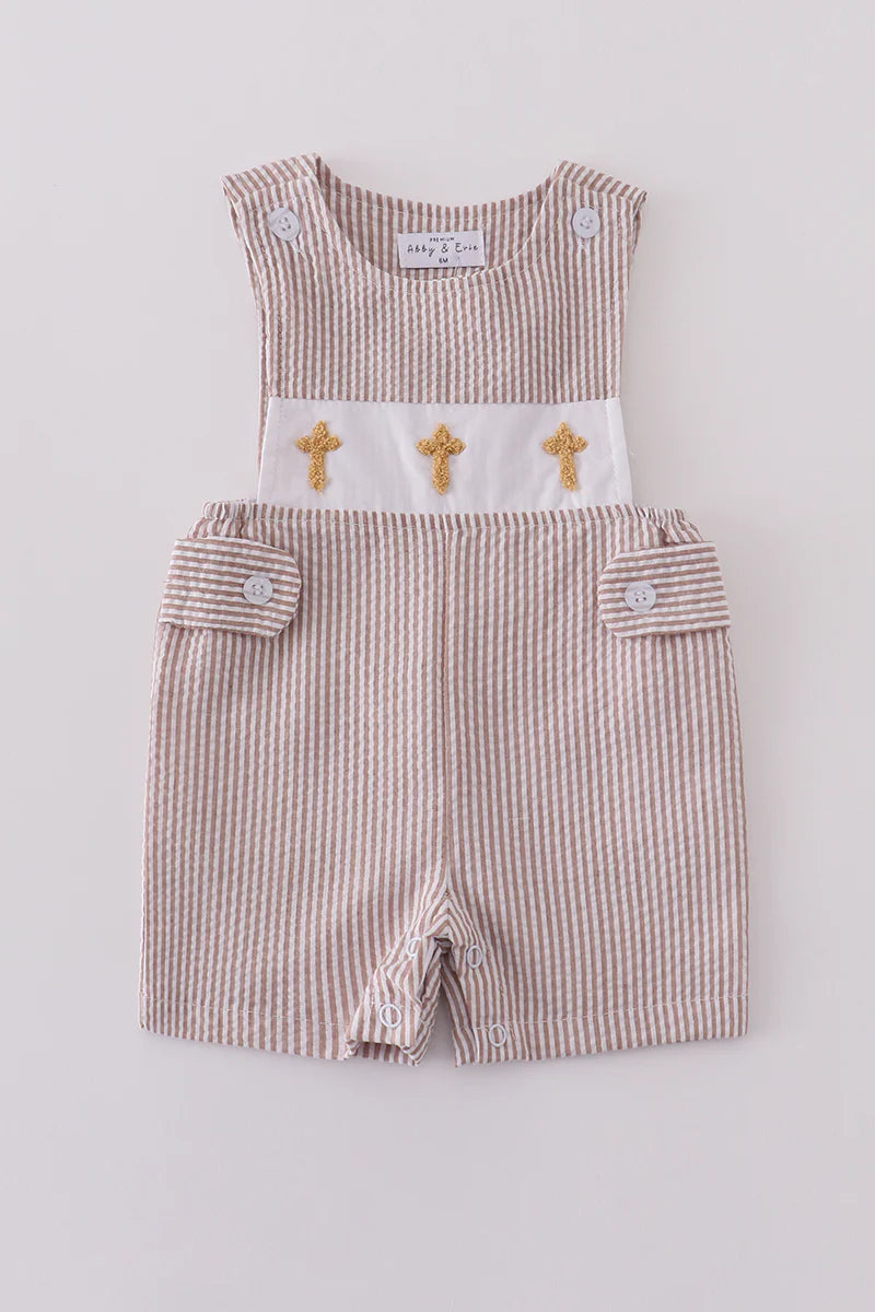 French knot cross Seersucker JonJon