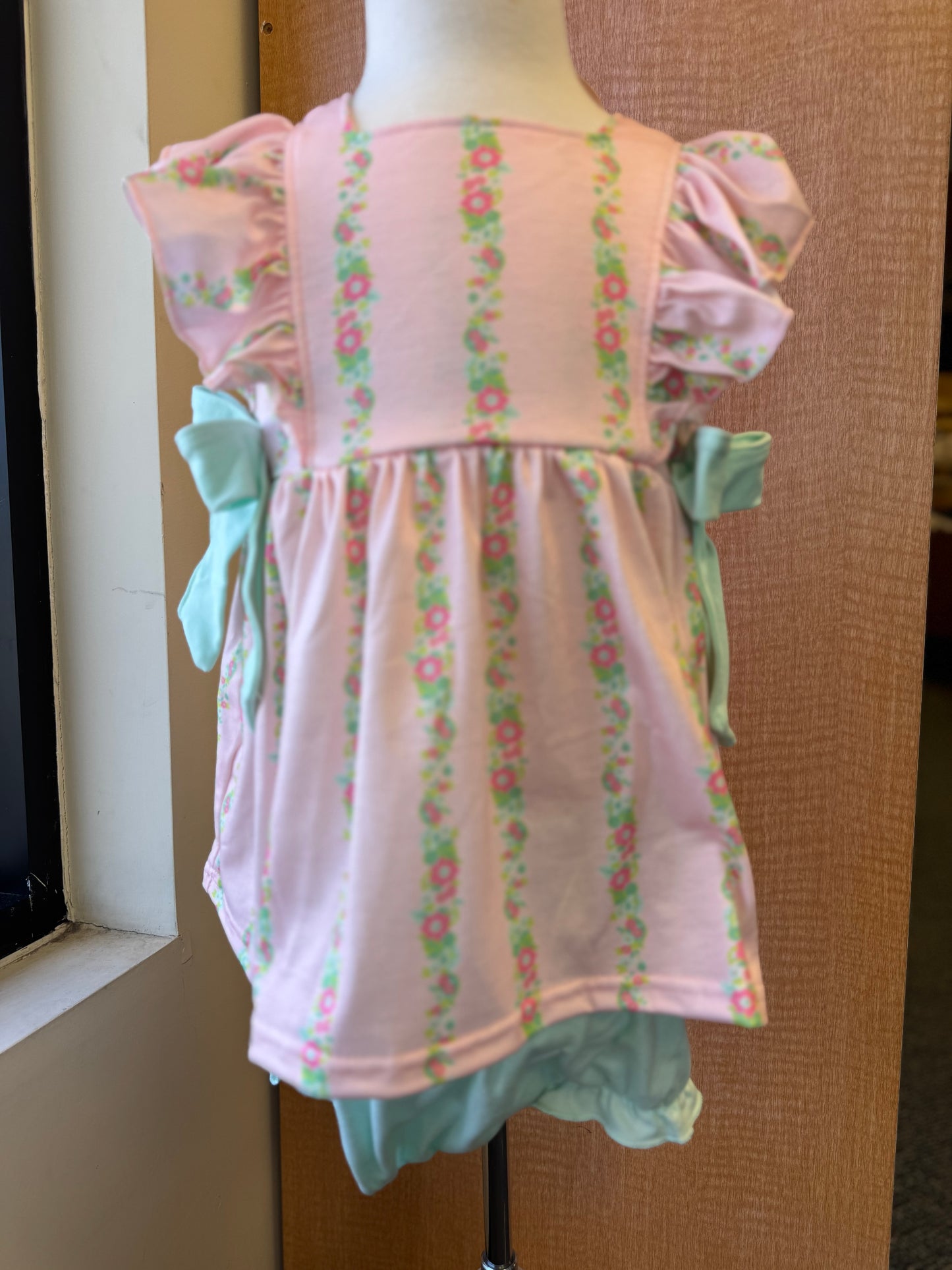 Flower ruffle Diaper Cover set