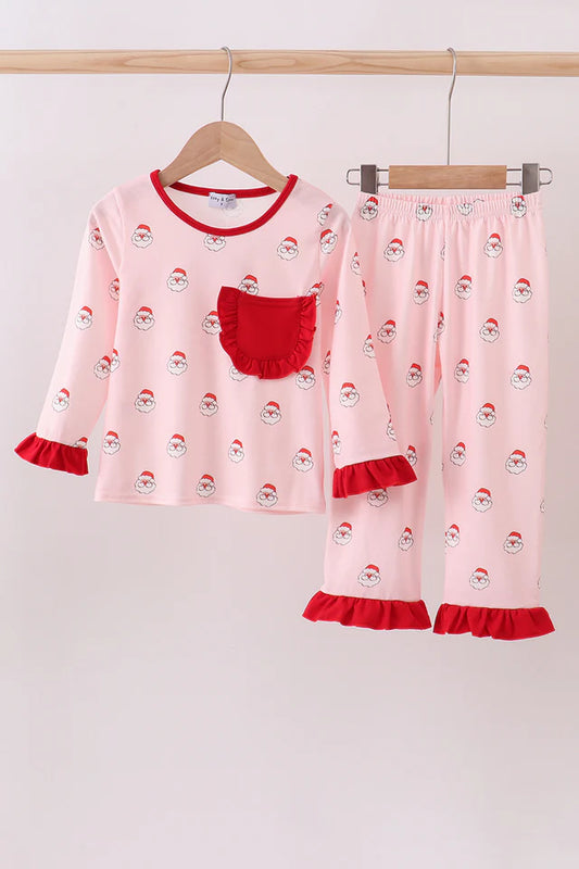 Santa Jammies- Pink